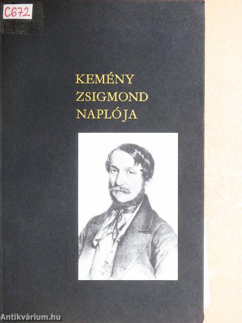 Kemény Zsigmond naplója