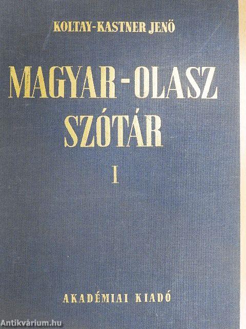 Magyar-olasz szótár I-II.