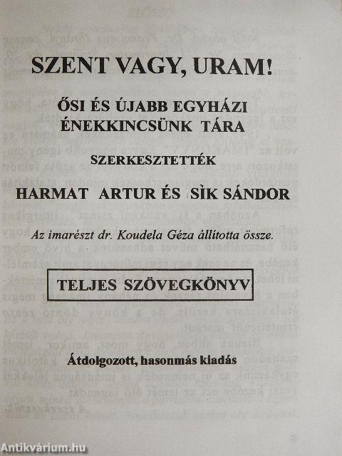 Szent vagy, Uram!
