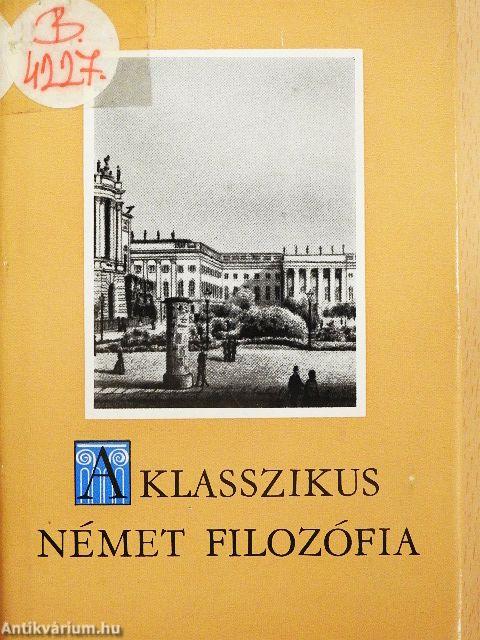 A klasszikus német filozófia