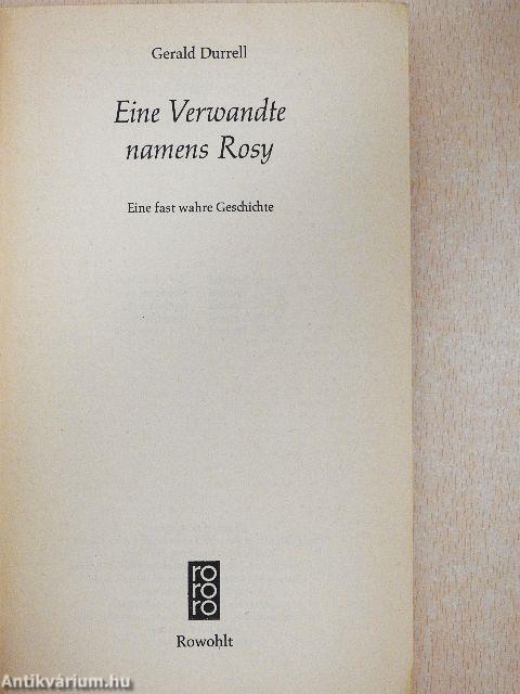 Eine Verwandte namens Rosy