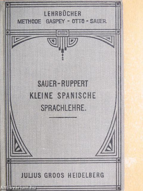 Kleine Spanische Sprachlehre