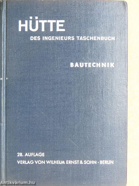 Hütte - Des Ingenieurs Taschenbuch III. (töredék)