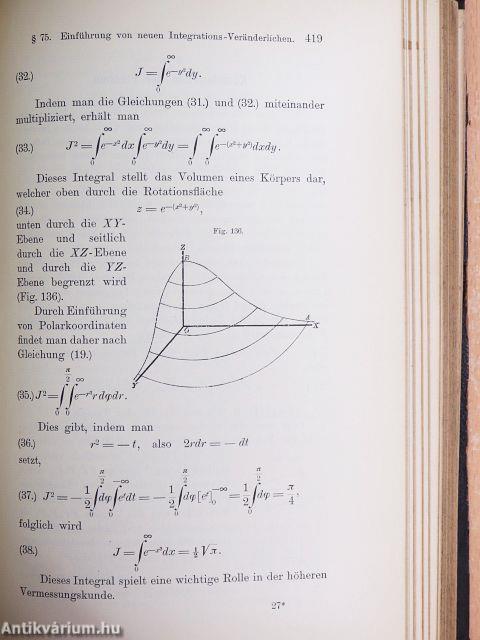 Grundriss der Differential- und Integral-Rechnung I-II.