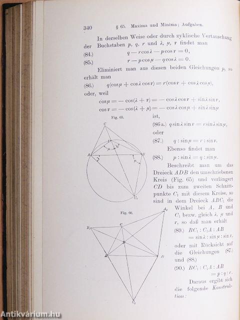 Grundriss der Differential- und Integral-Rechnung I-II.