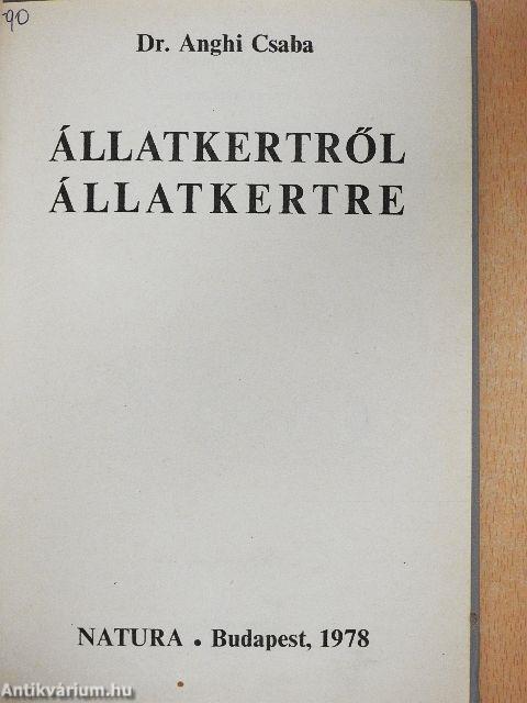 Állatkertről állatkertre