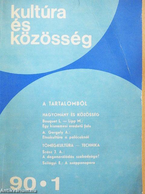 Kultúra és Közösség 1990/1.