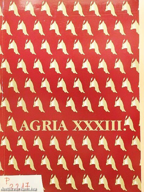 Agria XXXIII.