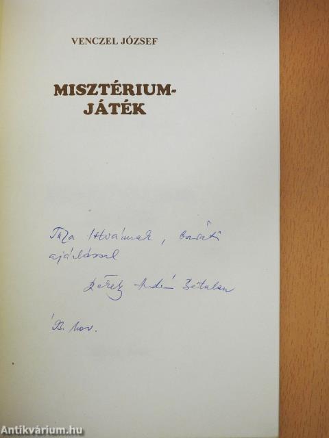 Misztériumjáték (dedikált példány)
