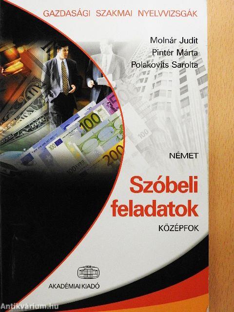 Szóbeli feladatok - Német középfok