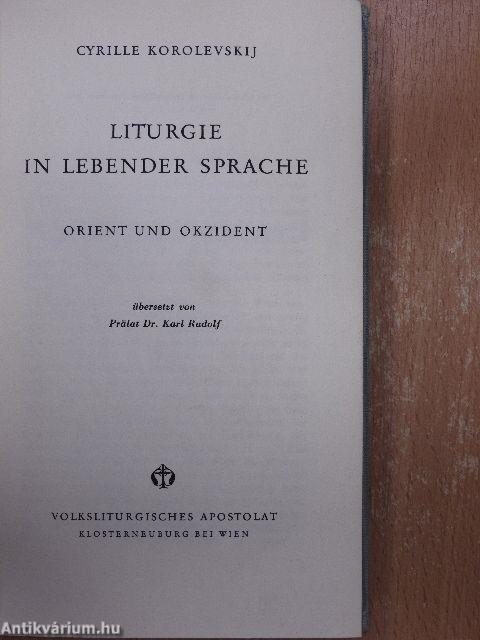 Liturgie in Lebender Sprache