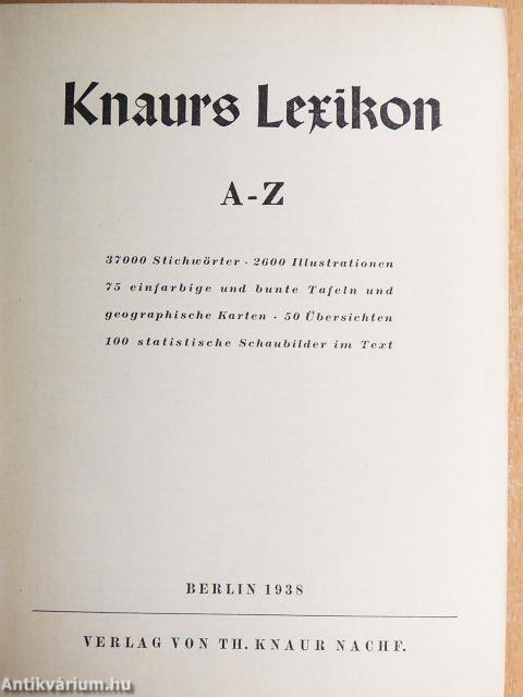 Knaurs Lexikon A-Z
