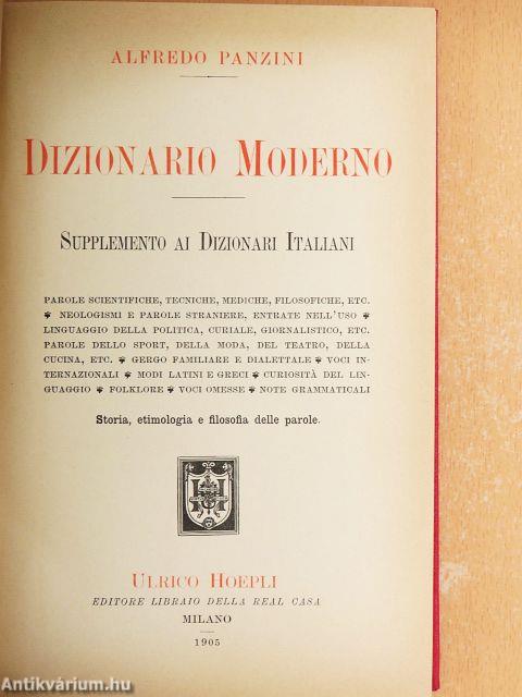 Dizionario Moderno - Supplemento ai Dizionari Italiani