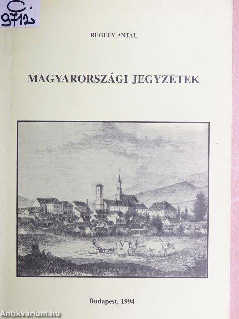 Magyarországi jegyzetek