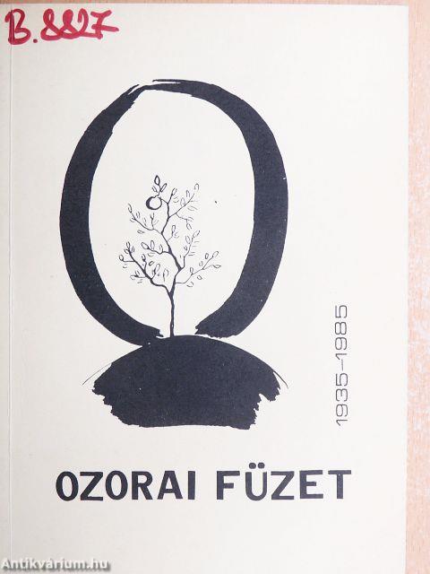 Ozorai füzet