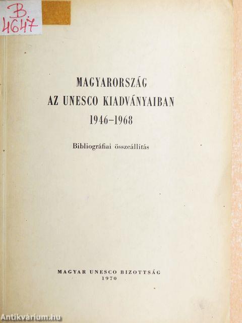 Magyarország az UNESCO kiadványaiban 1946-1968