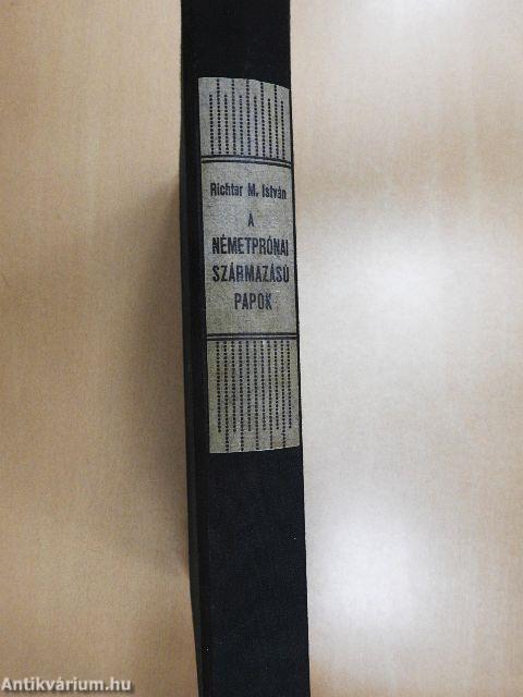 A németprónai származású papok (dedikált példány)