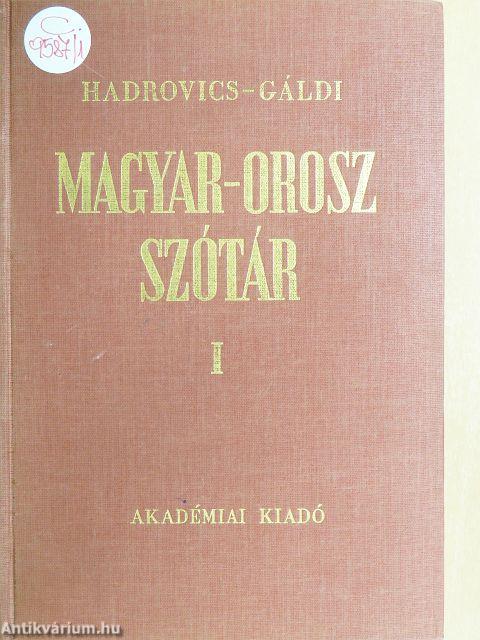 Magyar-orosz szótár I-II.