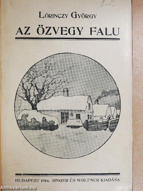 Az özvegy falu (dedikált példány)