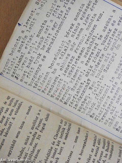 Báró Herzfeld Clarissz (aláírt példány)