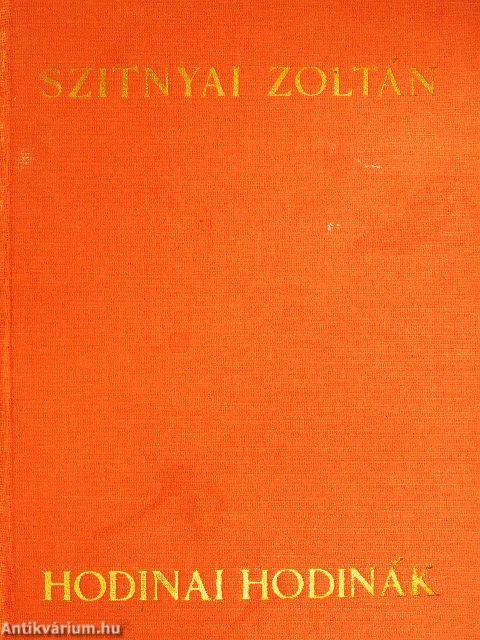 Hodinai Hodinák (dedikált példány)