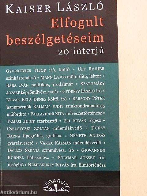 Elfogult beszélgetéseim