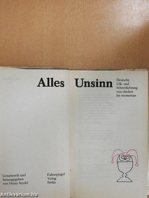 Alles Unsinn