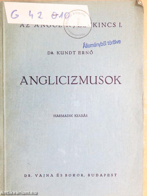 Anglicizmusok