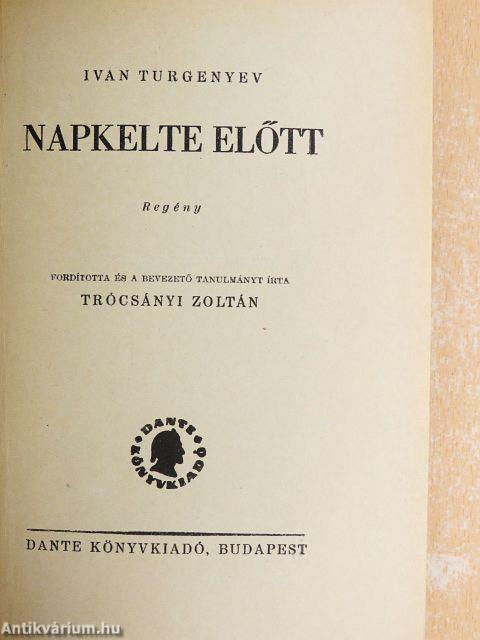 Napkelte előtt