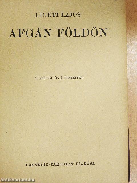 Afgán földön