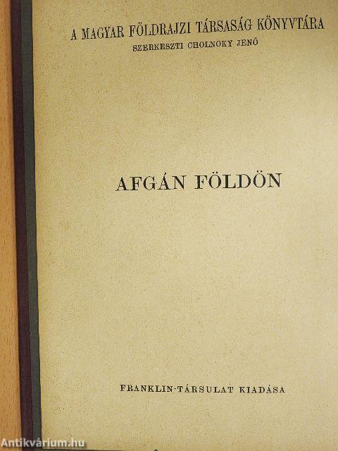 Afgán földön