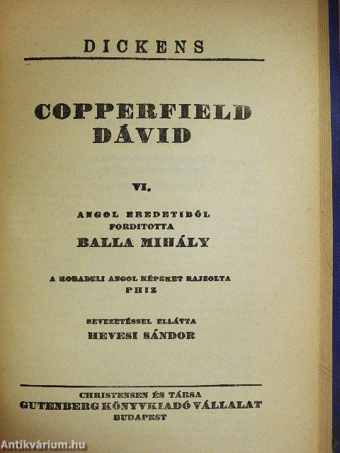 Copperfield Dávid I-VI.