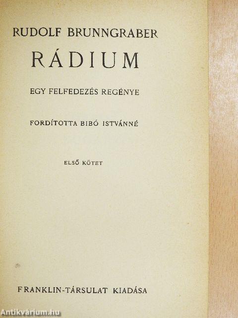 Rádium I-II.