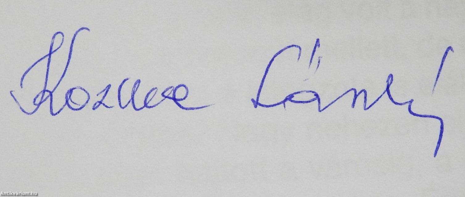 A sors játékai (dedikált példány)