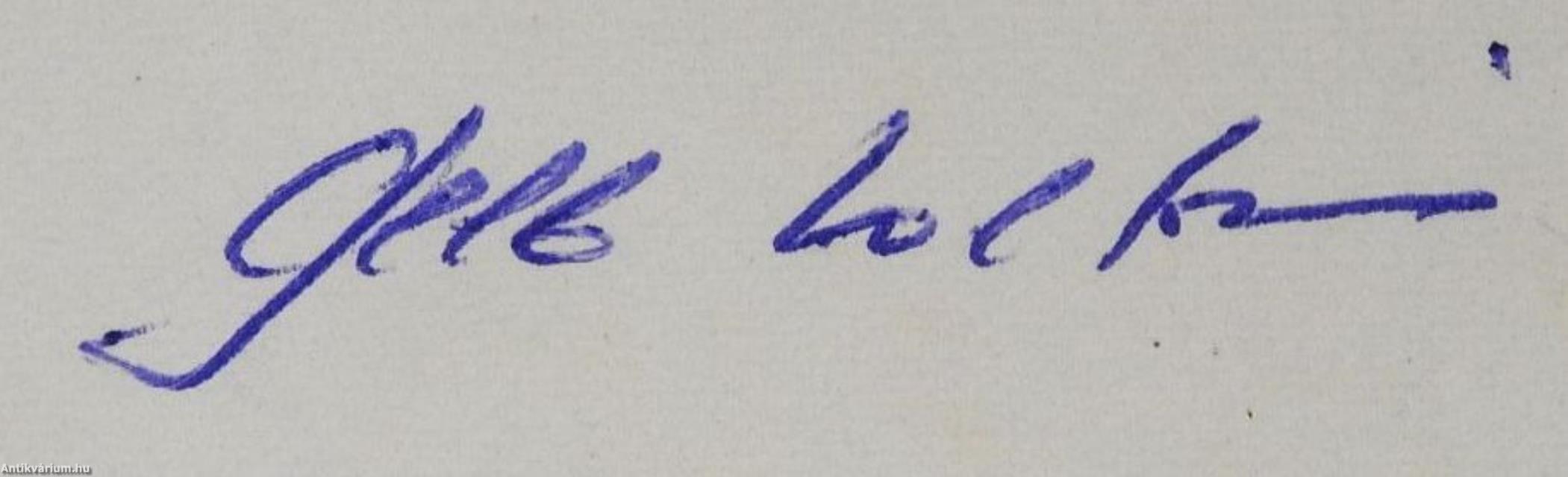 Egy káder naplója (dedikált példány)