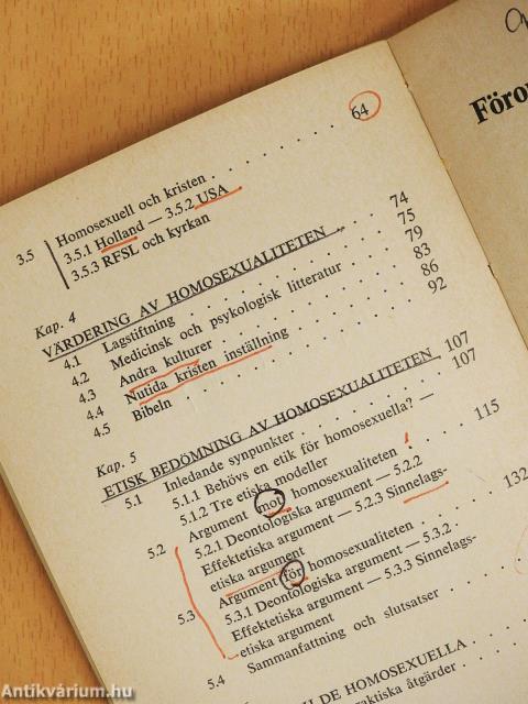 De homosexuella och kyrkan (aláírt példány)