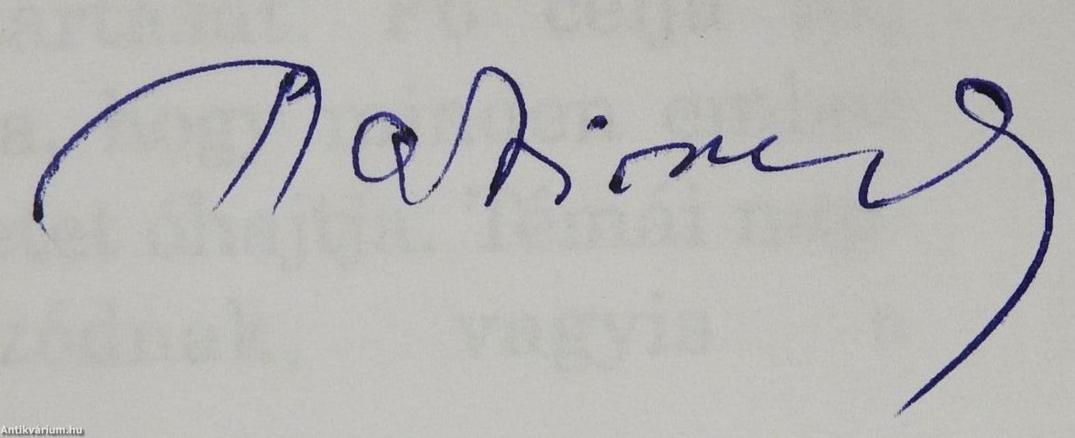 Boldogság madara, merre vagy? (dedikált példány)