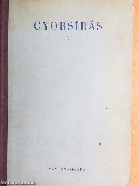 Gyorsírás I.