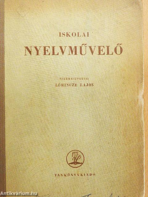 Iskolai nyelvművelő