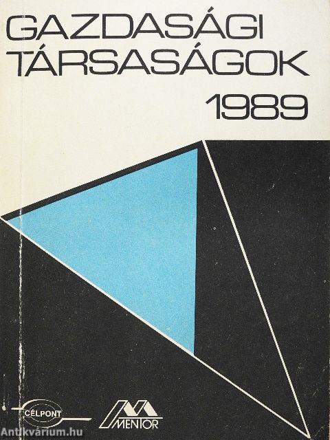 Gazdasági társaságok 1989