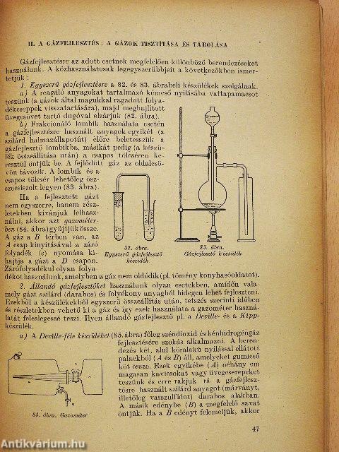 Általános kémiai gyakorlatok