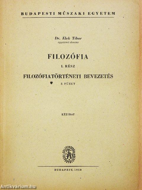 Filozófia I/2.