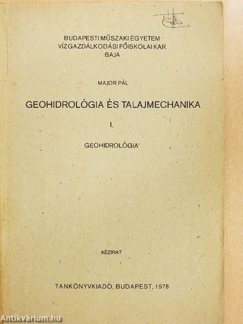 Geohidrológia és talajmechanika I.
