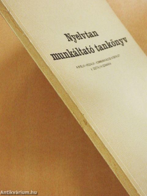 Nyelvtan munkáltató tankönyv