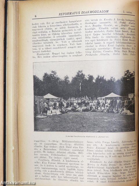 Református Diákmozgalom 1925. február-május/1925-1926. szeptember-június