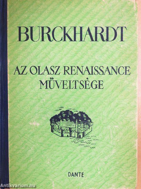 Az olasz renaissance műveltsége