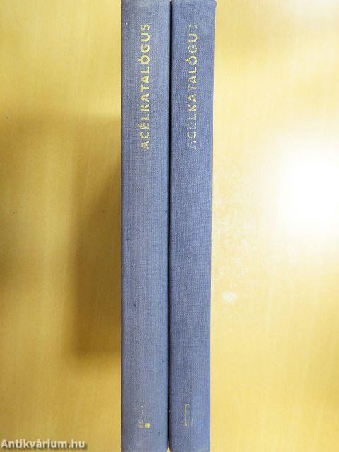 A magyar vas- és acélművek gyártmányainak jegyzéke I-II.