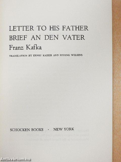 Letter to his Father