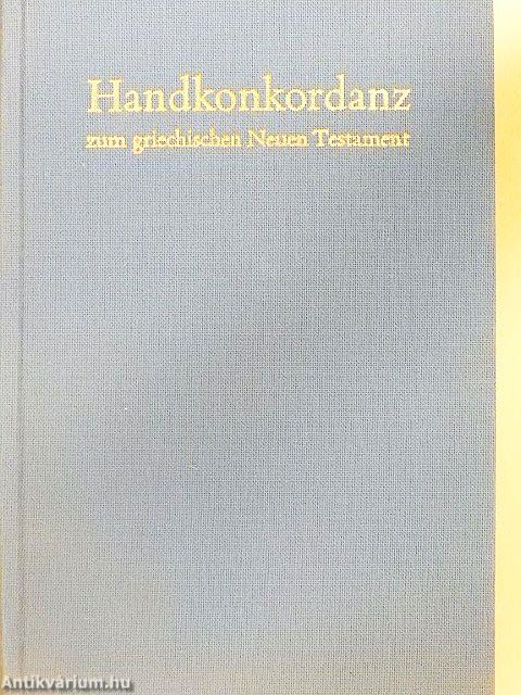 Handkonkordanz zum griechischen Neuen Testament