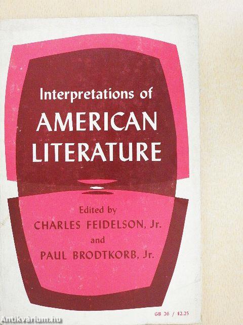 Interpretations of American Literature